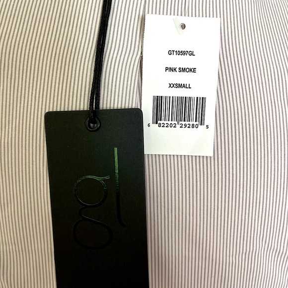 GIBSONLOOK Cropped Moto Jacket Size XXS Pink Smoke Feminine Barbiecore - Picture 11 of 13